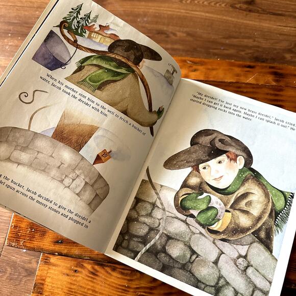 Vintage 1997 The Magic Dreidels A Hanukkah Story Jewish Paperback Book - Picture 4 of 8